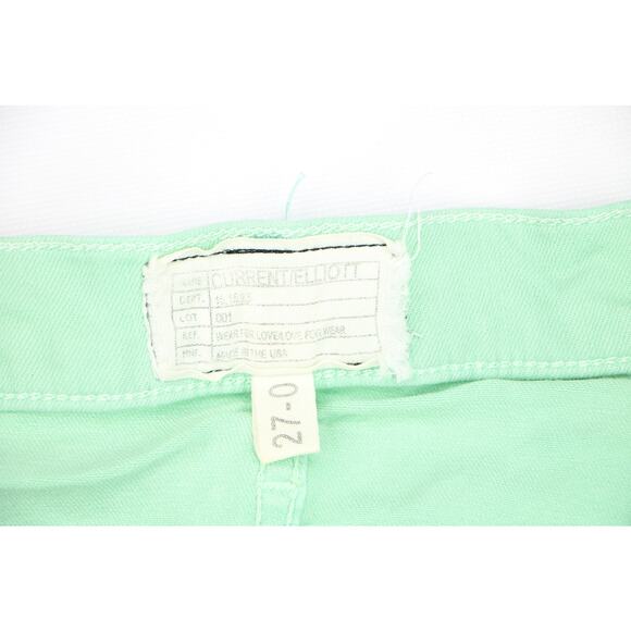 Current Elliott The Ankle Skinny Winter Mint Green Stretch Jeans Pants 30 - Picture 4 of 4